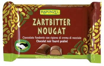 Nougat bitter chokolade BIO 100 g