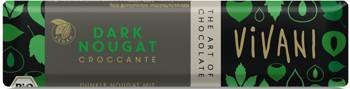 Croccante bar mørk chokolade nougat BIO 35 g