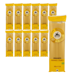 KIT 12 x Spaghetti pasta (semolina) bio 500 g - Alce Nero