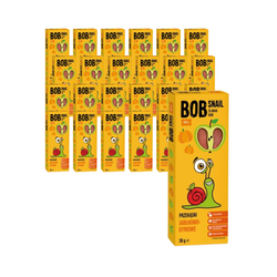 SÆT 24 x Frugtsnack med æble og græskar uden tilsat cu