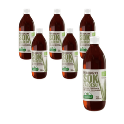 SÆT 6 x Aloe vera juice BIO 500 ml