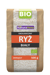 Hvide runde ris bio 500 g - Naturavena