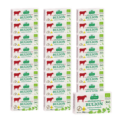 SÆT 24 x Oksebouillonterninger glutenfri bio 66 g