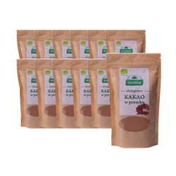 SÆT 12 x Kakaopulver bio 200 g