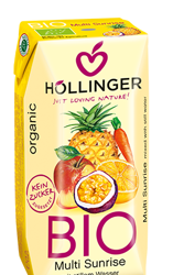 Multifrugtdrik med gulerodsjuice sunrise bio 200 ml