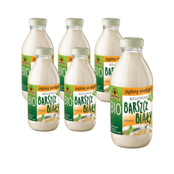 SÆT 6 x Hvid lamme-borsjtj, glutenfrit koncentrat bio 320 ml