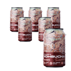 SÆT 6 x Kombucha Rooibos 330 ml