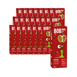 SÆT 24 x Frugtsnack med æble og kirsebær uden tilsat sukker 30 g