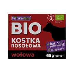 Glutenfri oksebouillonterning bio 66 g - Naturavena