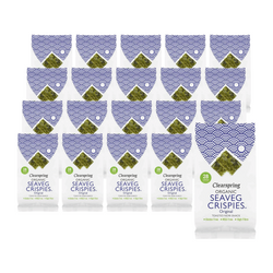 SÆT 20 x Seaveg glutenfri naural tangchips BIO 4 g