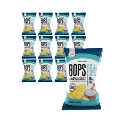 SÆT 12 x Bagte chips med havsalt glutenfri BIO 85 g
