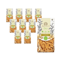 SÆT 10 x Pasta fra kikærter swirls bio 250 g - bartolini