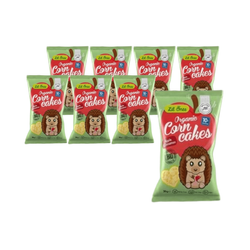 SÆT 8 x Æble-kanel majschips fra 10 måneder glutenfri BIO 30 g