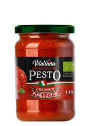 Pesto af soltørrede tomater BIO 140 g - Vitaliana