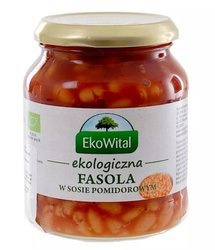 Hvide bønner i tomatsauce bio 360 g - Ekowital