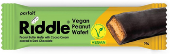 Vegansk peanutbutterbar i mørk chokolade 35 g