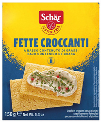 Fette croccanti - glutenfrit knækbrød 150 g - Schar