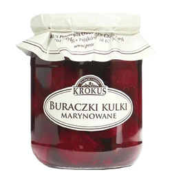 Syltede rødbedekugler 470 g (300 g) - Krokus