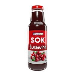 Tranebærsaft 100 % 750 ml - Naturavena
