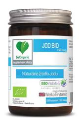 Jod (150 mcg) kosttilskud 100 tabletter BIO - BeOrganic
