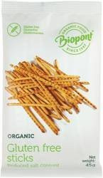Glutenfri letsaltede sticks bio 45 g