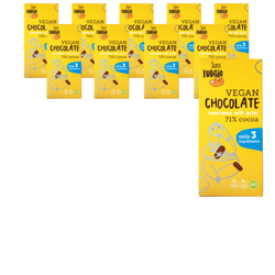 KIT 10 x Glutenfri dadelsødet chokolade bio 80 g