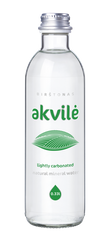 Naturligt let kulsyreholdigt mineralvand 330 ml (glas) - Akvile