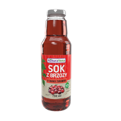Birkesaft med tranebærsmag 750 ml - Naturavena