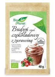 Chokoladebudding med tranebær BIO 40 g