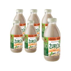SÆT 6 x Boghvede sur suppe glutenfri koncentrat bio 320 ml - Kowalewski