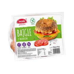 Glutenfri bagels med birkes (2 x 95 g) 190 g - INCOLA