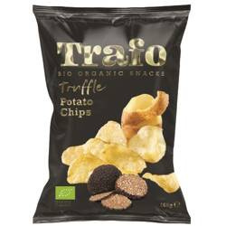 Chips med sort trøffelsmag bio 100 g - Trafo