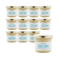 SÆT 12 x Klaret gedesmør bio 100 g