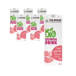 KIT 6 x Quinoa-drik med ris uden tilsat sukker glutenfri bio 1 l - The Bridge