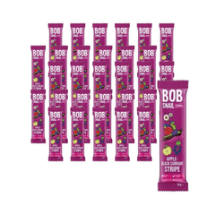 SÆT 30 x Æble- og solbærsnack uden tilsat sukker 14 g