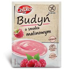 Glutenfri budding med hindbærsmag 40 g - Celiko