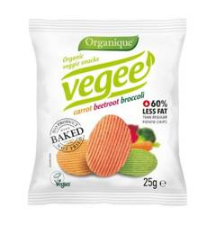 Glutenfri grøntsagschips BIO 25 g Vegee