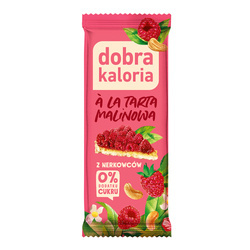 Baton z nerkowców a'la tarta malinowa bez dodatku cukru 35 g - Kubara