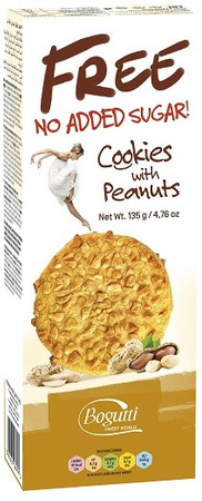 Sukkerfri jordnøddekager 135 g