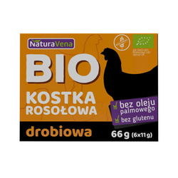 Glutenfri fjerkræbouillonterning bio 66 g - Naturavena