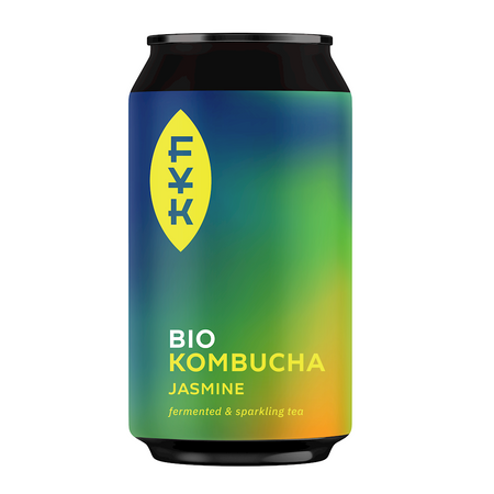 Kombucha grøn jasminte glutenfri bio 330 ml - Forever Young Kombucha