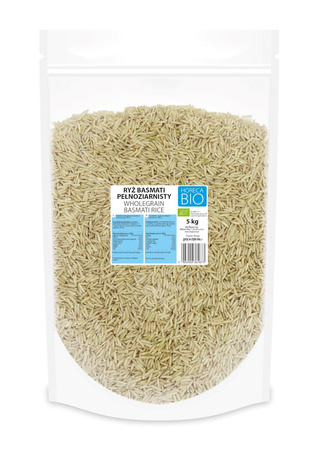 Basmati fuldkornsris bio 5 kg