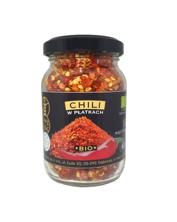 Glutenfri chiliflager bio 60 g - Five Transformations
