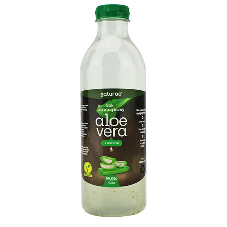 Aloe vera juice med frugtkød glutenfri bio 1 l - Naturae
