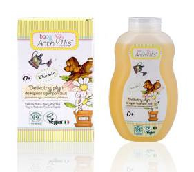 Shampoo og badelotion 2i1 risproteiner og hibiscusekstrakt 400 ml