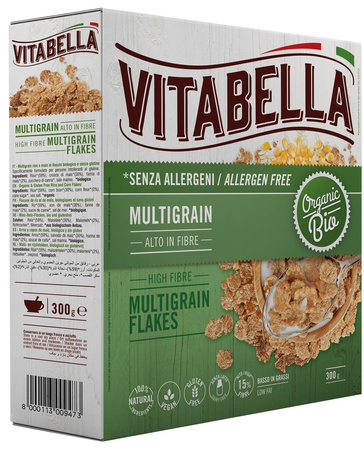 SÆT 8 x Glutenfri ris- og majsflager bio 300 g - Vitabella