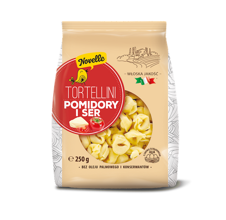 Tortellini med tomater og ost 250 g - Novelle