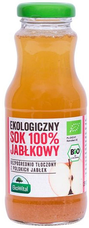 Æblejuice 100 % bio 250 ml