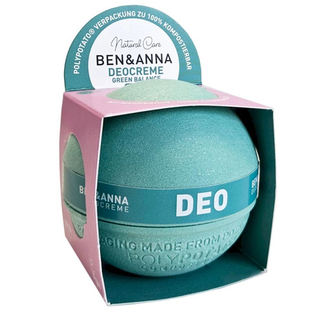 Sodabaseret green balance sensitiv creme deodorant eco 40 g - Ben &amp; Anna