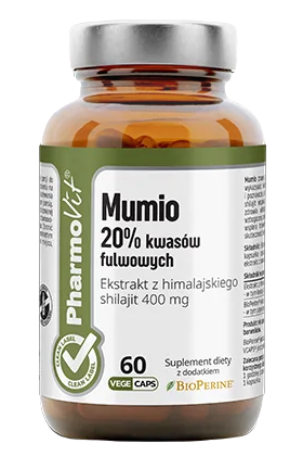 Mumio-ekstrakt (400 mg) kosttilskud 60 kapsler - Pharmovit (Clean Label)